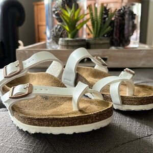 Birkenstock’s White Strappy